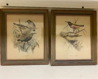 Lovely vintage framed prints