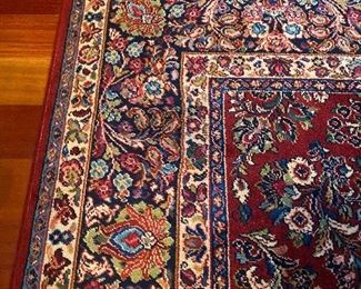 Karastan Red Sarouk 8.8 x 10.6 
Wool rug