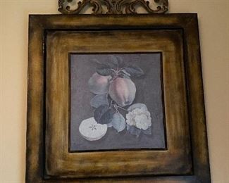 Metal frame - fruit stilllife