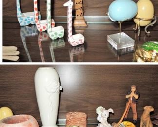 Unique figurines and vases