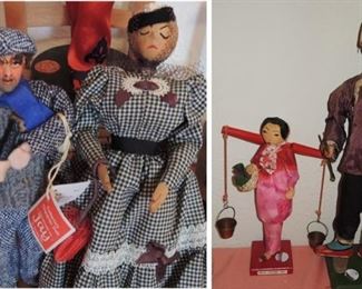 Antique and old dolls
