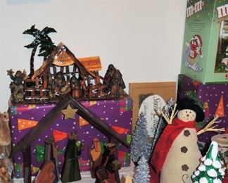Christmas Mangers and decor