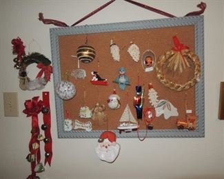 Christmas ornaments and decor