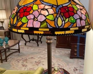 Gorgeous Tiffany Style Floor Lamp. $600          
Available for Pre Sale.                                                                   Call Donna at 850-516-2425. 
Please remember that we are only pre selling big ticket items such as furniture and Lamps