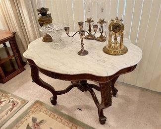 Perfect Condition Marble Top Table $400