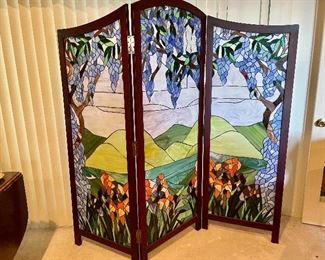 Beautiful Divider. Perfect Condition Except for one Fine Hair Line Crack.  $500                                            
Available for Pre Sale.    850-516-2425                                                      Call Donna at 850-516-2525. 
Please remember that we are only pre selling big ticket items such as furniture and Lamps