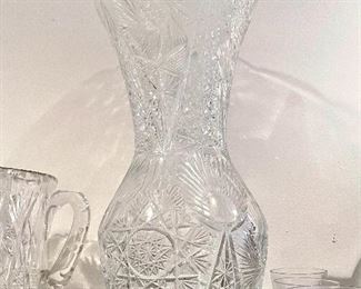 Fabulous 20 inch Cut Crystal Heavy Vase Paid $2,500! Yours for $250! Available for Pre Sale.                                                                  Call Donna at 850-516-2425. 