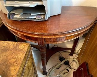 Beautiful Half Moon Entry Table. $200 Available for Pre Sale.                                                                  Call Donna at 850-516-2425. 