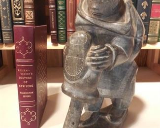 Native Alaskan soapstone carving