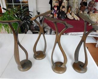 antique brass from shoe shine stand