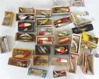 lures in boxes used - sold in lots