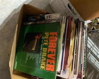 One box of several albums