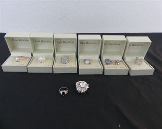 Ladies' Costume Rings - Size Mostly 6