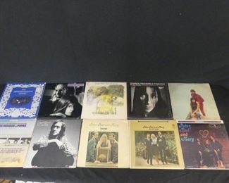 10 Vinyl LPs - Various Artists and Genres