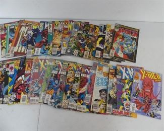 Marvel Comics including X-Men, Spider-Man, The Incredible Hulk and Wolverine