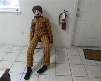 Life Size Dummy/Doll "Carpool Buddy" - About 5' Tall - Bears a resemblance to Sonny Bono