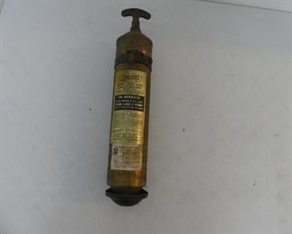 Vintage (Possibly Antique - 1910's-1945) The Fyr-Fyter Co. Pyrene Brass Heavy Duty Type C31 Fire Extinguishe