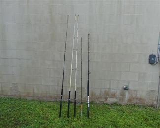 5 Fishing Poles/Rods