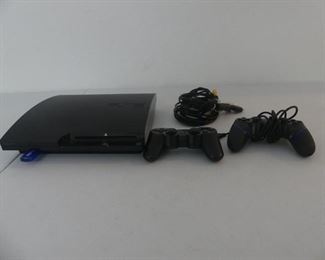  Sony PlayStation 3 with 2 Controllers, RCA and Ethernet Cables