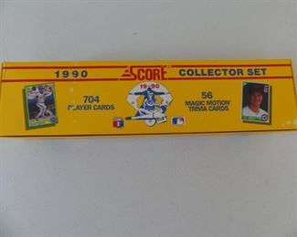 1990 Score Collector Set - Baseball - Complete 704 Player Cards + 56 Magic Motion Trivia Cards