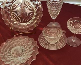 Fostoria and Whitehall Dinnerware