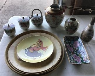 Asian Dishes and Decor