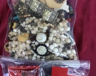 Bag of Broken Jewelry
