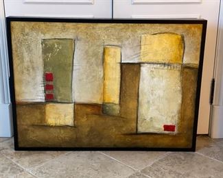 Lisa Riggers Oil Painting. Measures 40" x 28" without frame. 