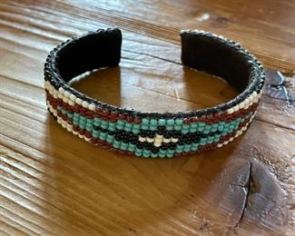 Beaded Cuff Bracelet. 