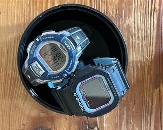 Timex Ironman & Casio G-Shock Watch. 