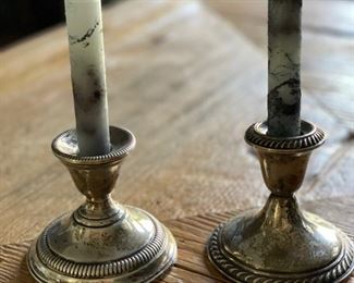 Sterling Silver Candlesticks. Photo 1 of 3. 