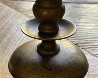 Brass candlesticks. Photo 2 of 2. 