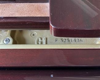 1994 Yamaha G1 Grand Piano. Serial #F5251436. Mahogany Satin Finish. Photo 3 of 4.