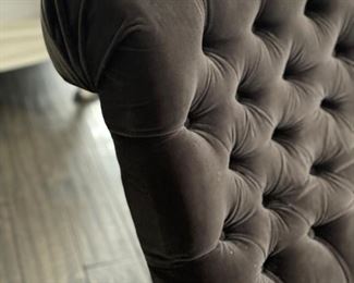Tufted Restoration Hardware Slipper Chair. May need reupholstering. Photo 2 of 2. 