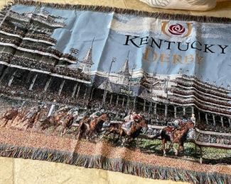 Kentucky Derby Commemorative Blanket. 