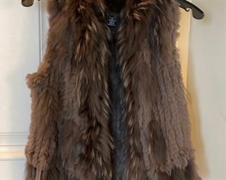 Fur Vest. Size Small. 