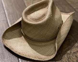 Straw Cowboy Hat. 