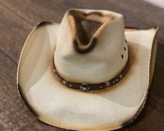Straw Cowboy Hat. 
