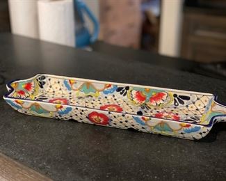 Mexican Pottery Serving Dish. Photo 1 of 2. 