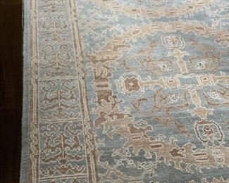 Custom Hand-Woven Persian Rug. Measures approximately 10' x 14'. Photo 1 of 3. 