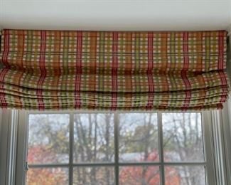 Roman Shade - 2 Available. Each measures 70" L x 43" W. 