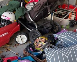 Radio Flyer Wagon, Bike, Ski & Snowboard Helmets, Double Stroller!