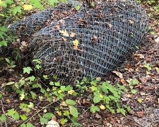 ROLL OF CHAIN LINK FENCING.