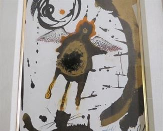 #93   $1000.00  SALVADORE SIGNED PRINT.