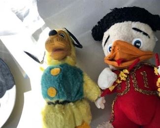 VINTAGE PLUTO AND DONALD DUCK.