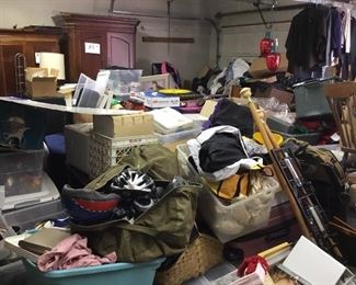 Garage is packed full, digging required!!