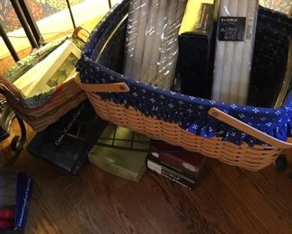 Candles/tapers, baskets