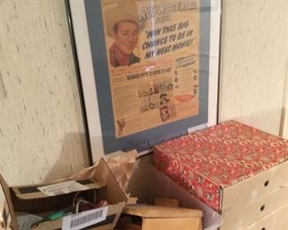 Roy rogers framed poster