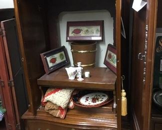 Cabinet/Armoire and contents