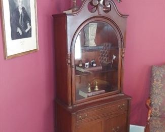 Mahogany Curio Cabinet